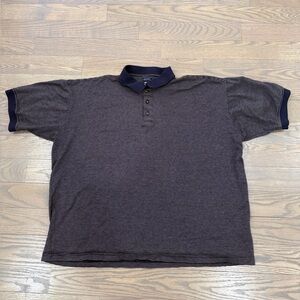 Pebble Beach Dark Brown Golf Polo Shirt